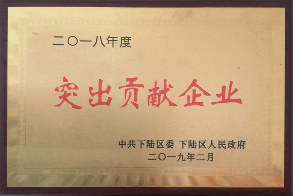 2019突出貢獻企業(yè)